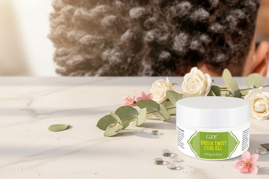 Gel Coiffant Biotine GZE Twist Curl - Définition Boucles Hydratant Croissance Cheveux