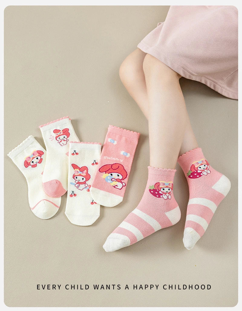 Lot de 5 Paires Chaussettes Spider-Man Garçon - Chaussettes Tube Coton Héros | Automne Hiver Enfant