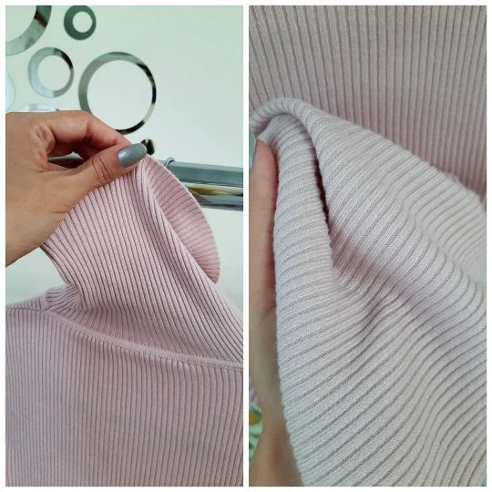 Pull Col Roulé Femme Automne Hiver 2024 - Cachemire Tricoté Doux Basique