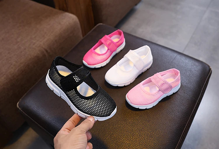 Sandales Enfant Été Respirantes Noires - Chaussures Légères Antidérapantes  7-12 ans