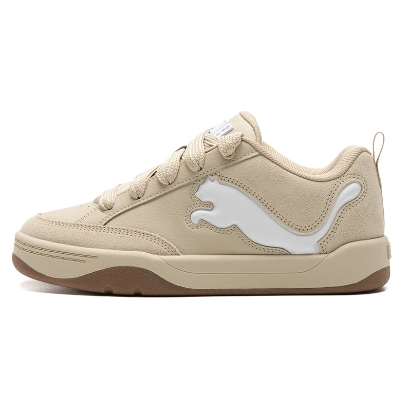 Sneakers Unisexe PUMA Rétro – Cuir, Semelle Caoutchouc, Style Casual Couple