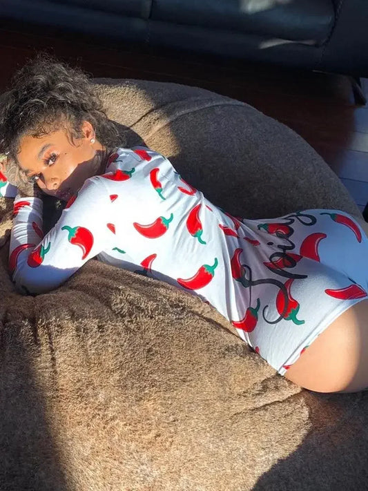 Combi-Short Casual Femme Manches Longues - Col V Boutons Bodycon Loungewear