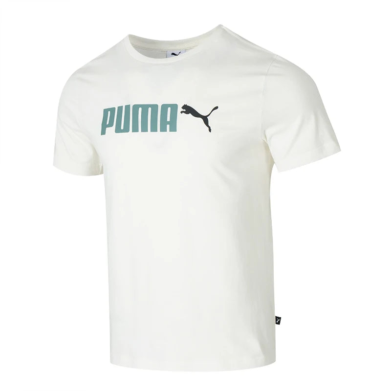 T-shirt Homme PUMA ESS+ 2 Colors Logo – Sport & Fitness, Coton Respirant