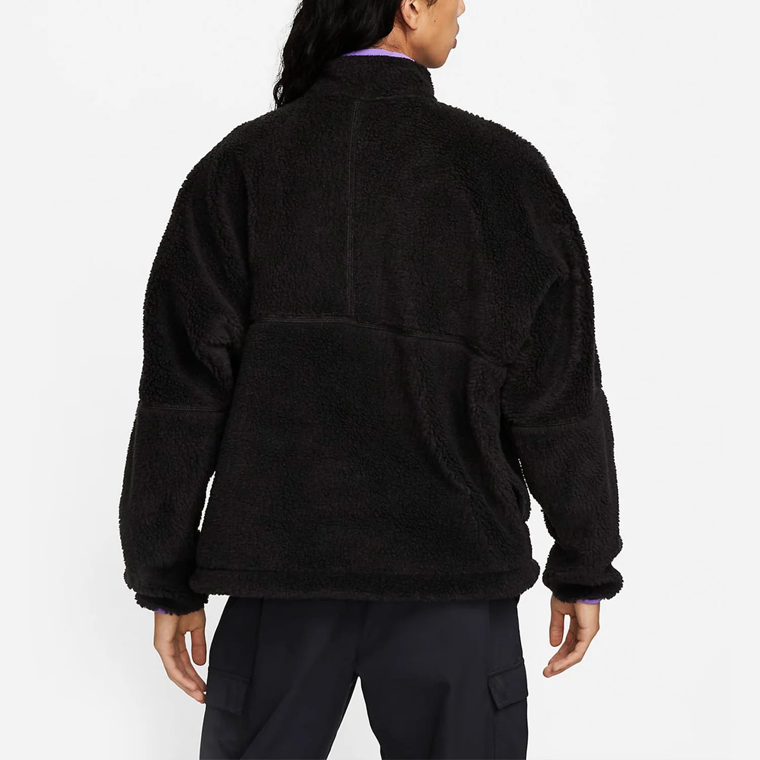 Veste Nike Club Fleece+ Homme – Col Montant Sherpa, Chaud & Confortable | DQ4881-010