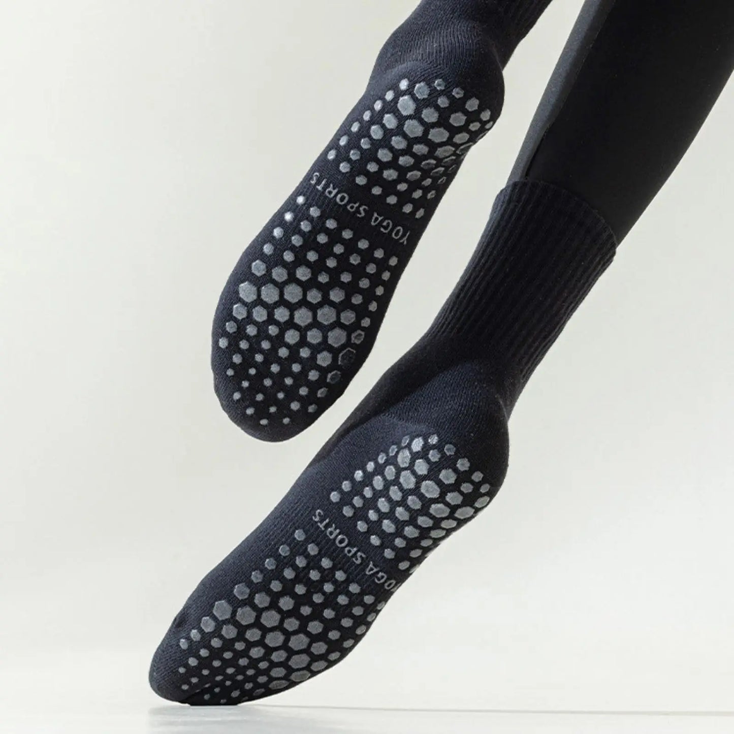 Chaussettes sport Antidérapantes - Lot de 2 Paires avec Grips