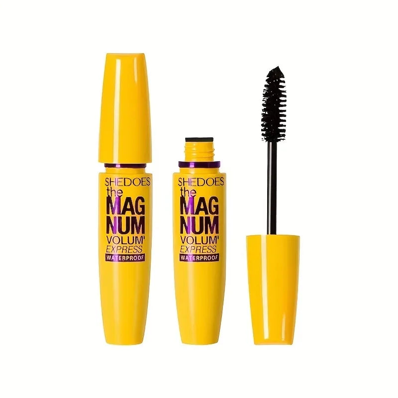 Mascara Waterproof Volumateur - Recourbant Allongeant Naturel Application Facile Longue Tenue Noir Intense