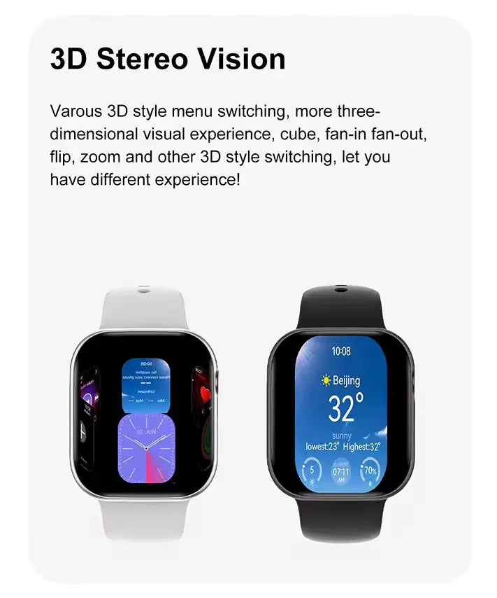 Montre Connectée GPS Series 10 - Smartwatch Bluetooth Étanche NFC Musique Vidéo Android iOS