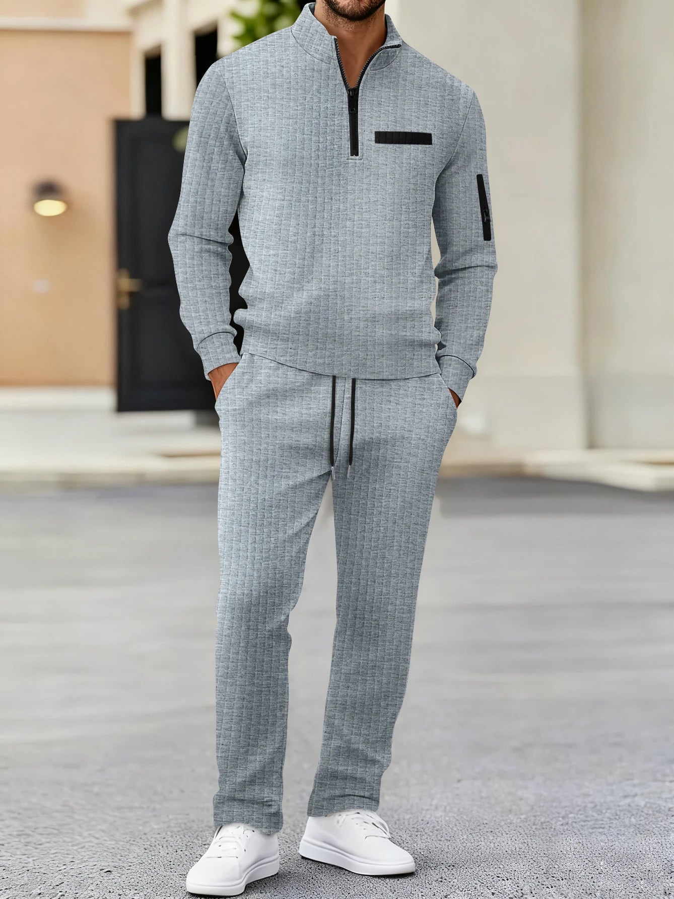 Ensemble Sportswear Homme - Sweat à Capuche + Pantalon