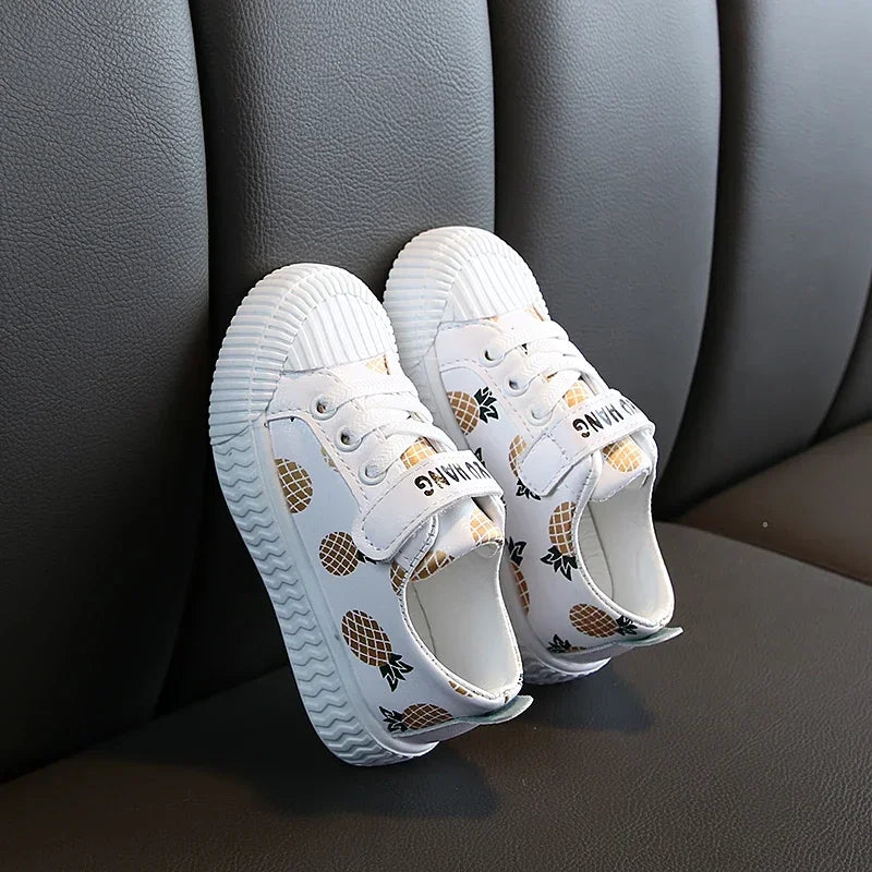 Chaussures Sport Fille Ananas Fraise - Semelle Souple Antidérapante