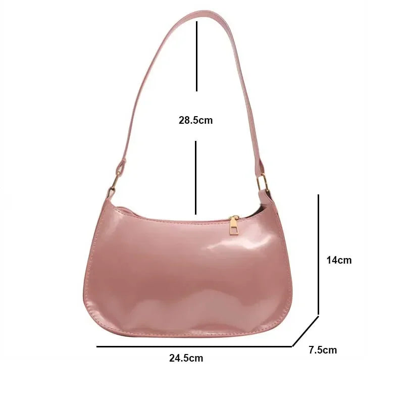 Sac à Main Femme Petit Carré PU - Épaule Bandoulière Polyvalent Luxe Designer