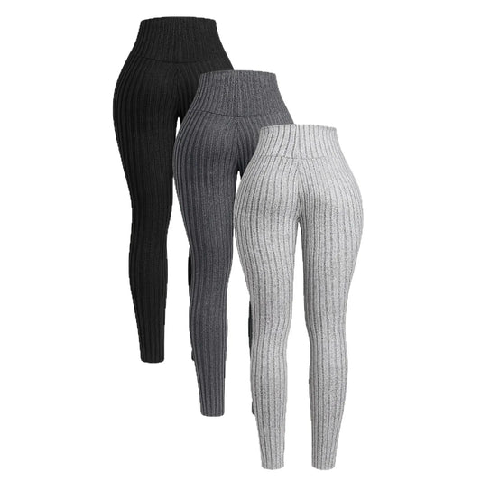 Pantalon Femme Large Taille Élastique - Casual Couleur Unie