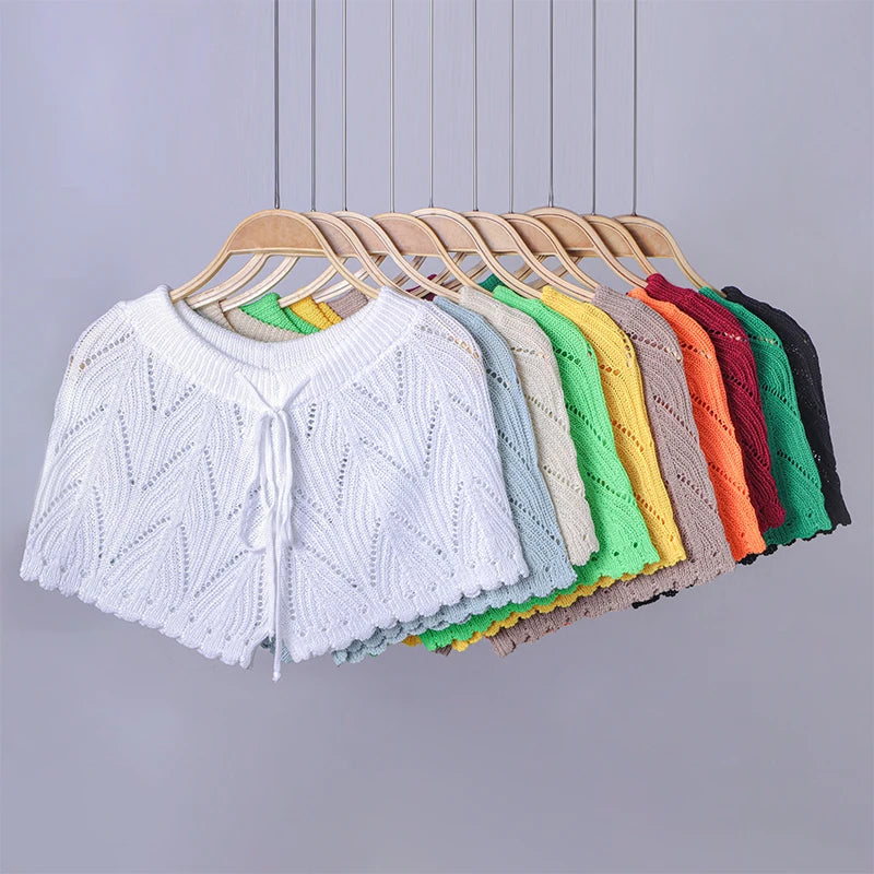 Short de Plage Ajouré Femme - Couvre-Maillot Cordon Taille Été Automne