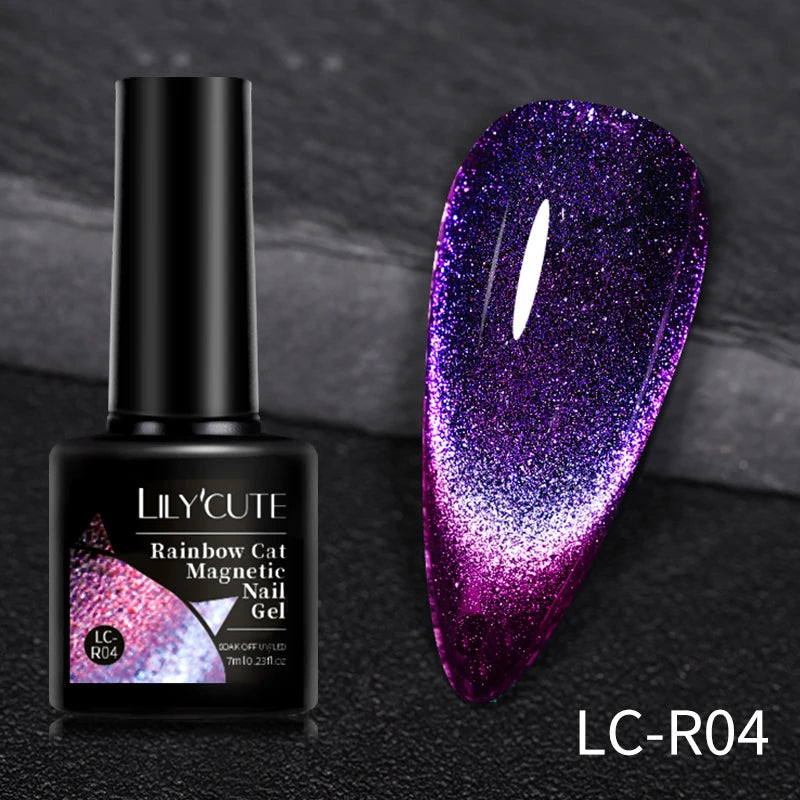 Vernis Gel Magnétique 9D Cat Eye 7ml - Effet Irisé