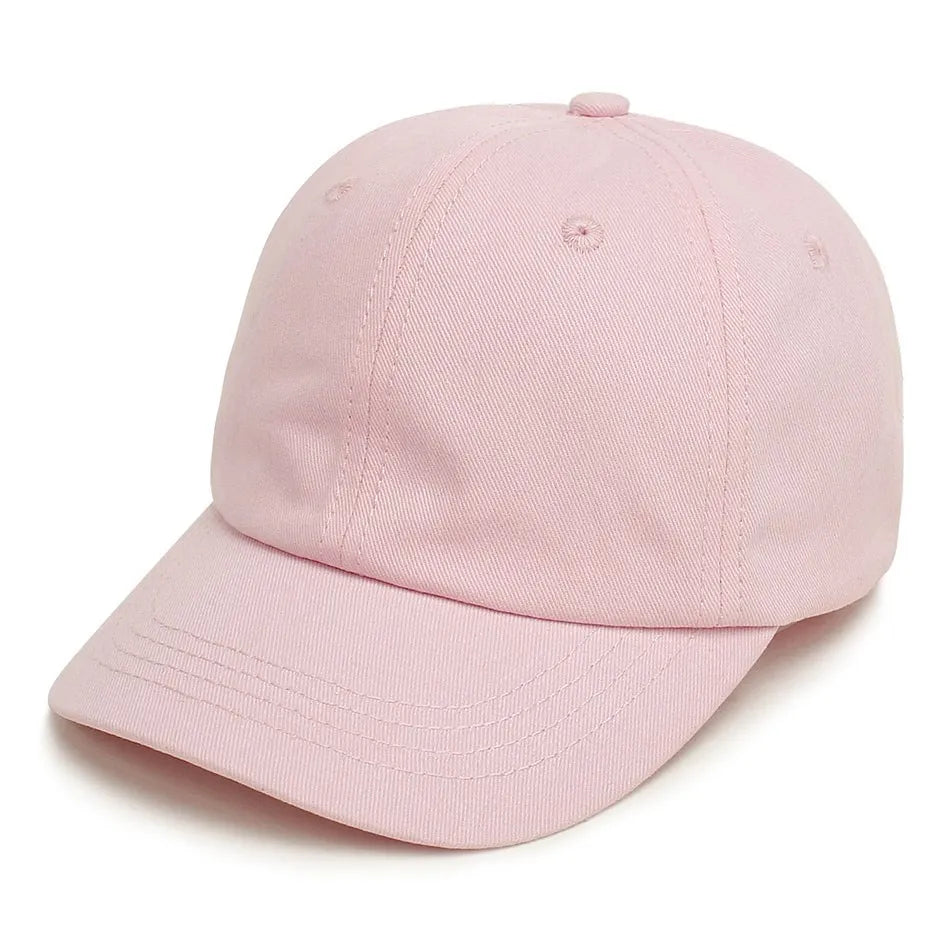 Casquette Baseball Enfant Profil Bas - Chapeau Soleil Coton Doux Garçon Fille