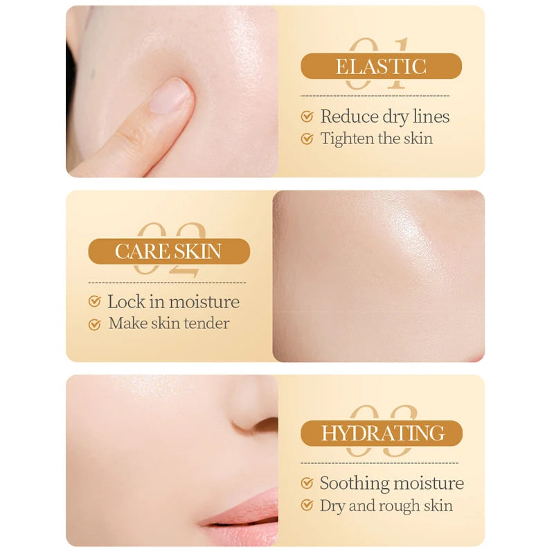 Coffret Soin Visage Collagène - Crème Blanchissante Anti-Âge Raffermissant Sérum Facial Hydratant Acide Hyaluronique