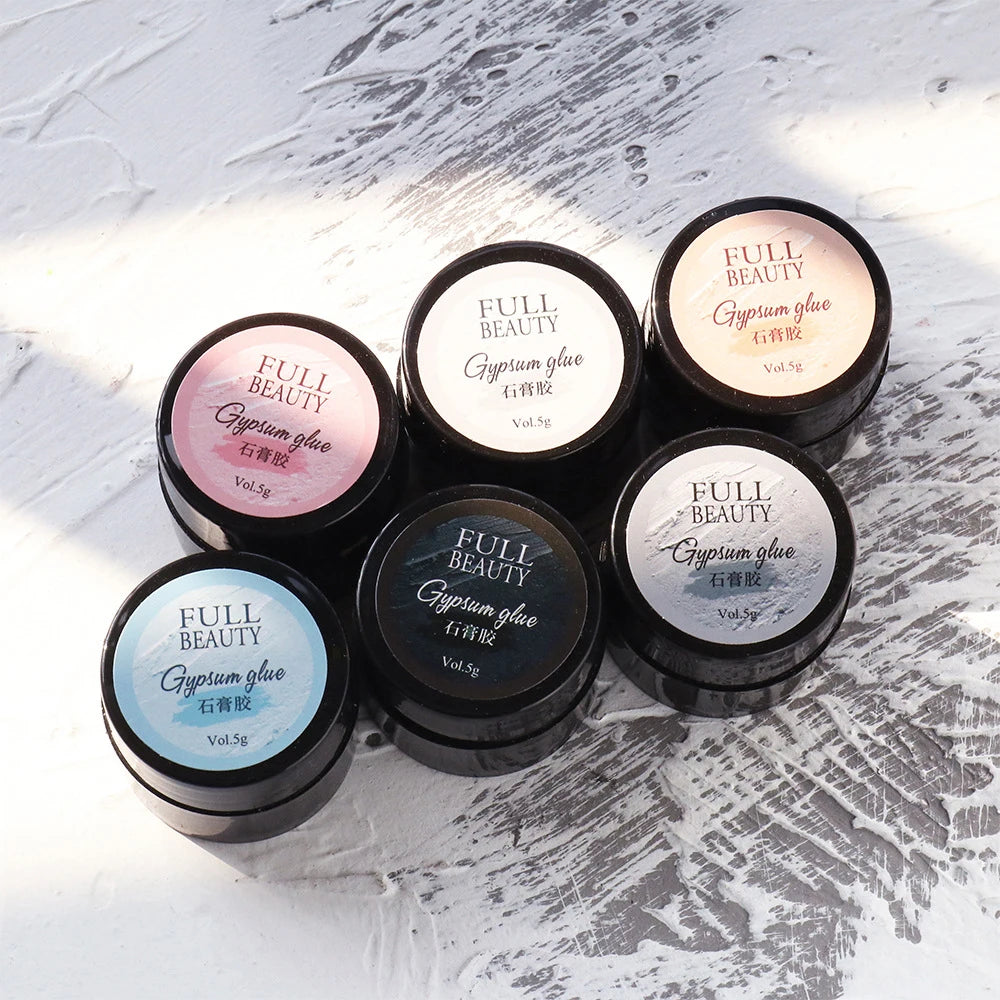 Gel Plâtre Ongles Accessoires Manucure Nail Art Vernis Décoration 3D Texture Sable Gypse Gel Polish Laque