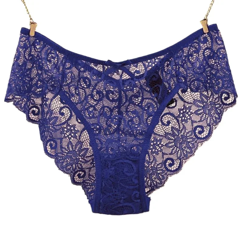 Culotte Femme Grande Taille Dentelle - String Sexy Taille Haute Ajourée Confort Élégant