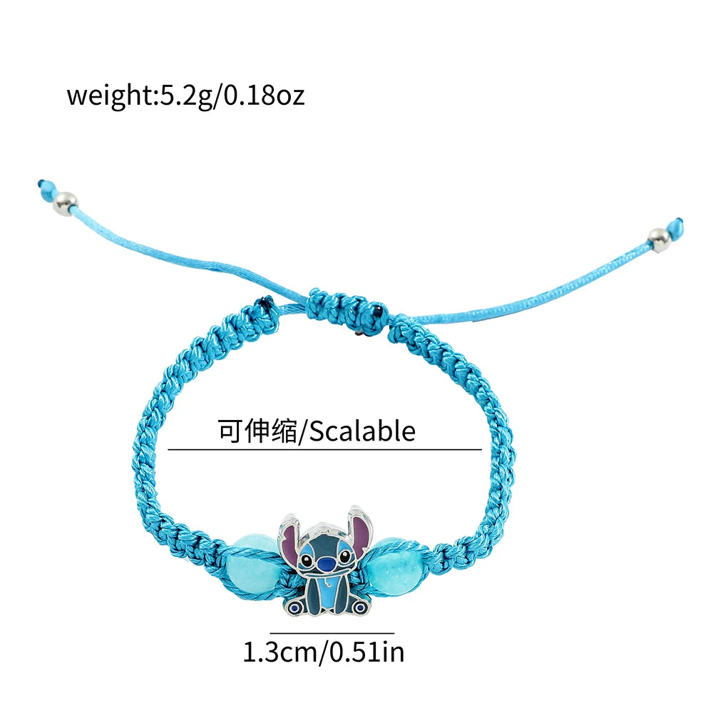 Bracelet Stitch Disney - Bracelet Charms Lilo & Stitch Enfant Cadeau Anniversaire