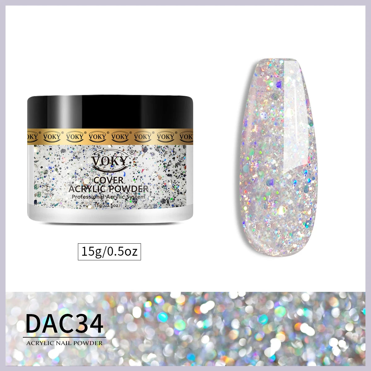 Poudre Acrylique Professionnelle Ongles - À Utiliser avec Liquide Monomère Acrylique Extension Manucure Nail Art