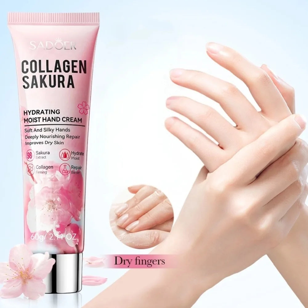 Crème Mains SADOER Hydratante - Soin Nourrissant Adoucissant Mains Sèches Femme