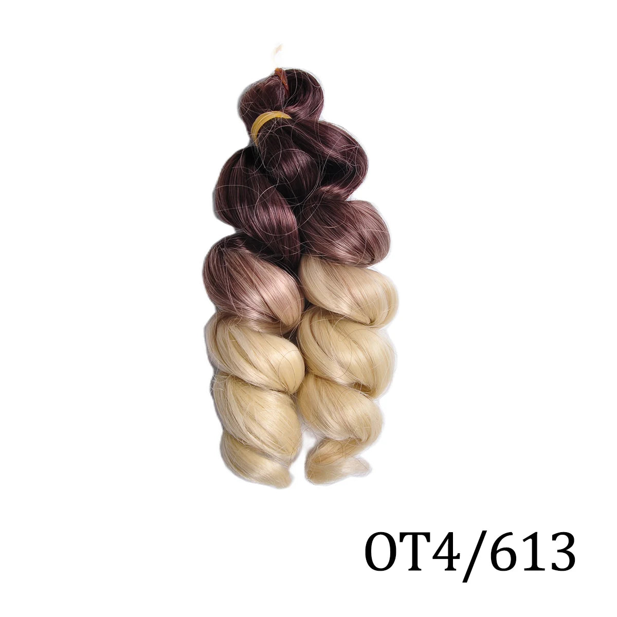 Extension Tresses French Curly Pré-Étirées - Mèches Synthétiques Bouncy Légères Easy Braid Ondulées