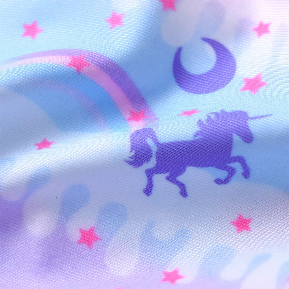 Bikini Fille 2 Pièces Drapeau Américain - Étoiles et Rayures Été