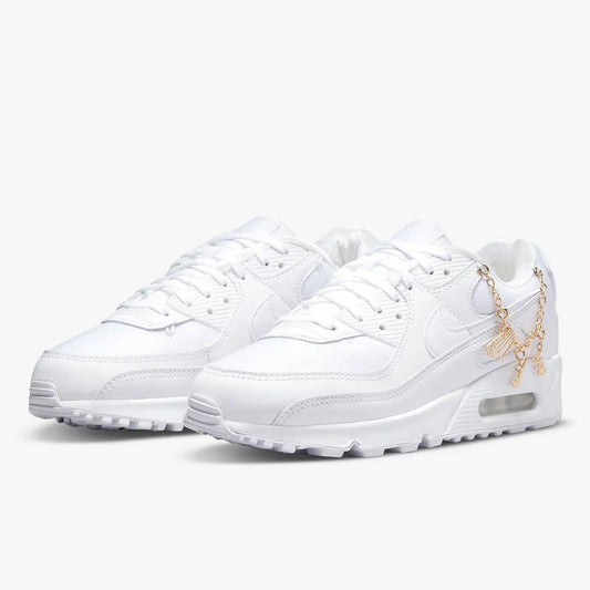 Nike Air Max 90 PRM Femme DH0569-100 - Sneakers Casual Authentiques Premium