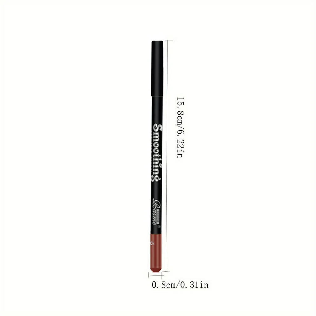 Crayon Contour Lèvres Mat Luxe - Longue Tenue Application Douce Contour Parfait Remplissage Nuances Universelles
