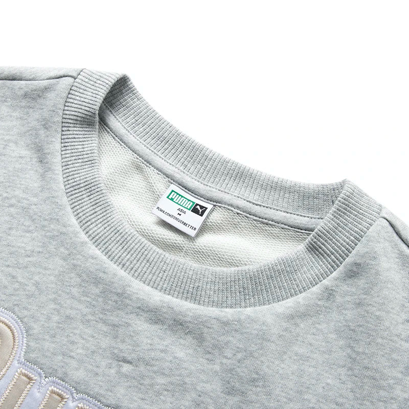 Sweatshirt Femme PUMA Team Oversized Crew – Coton, Running & Casual