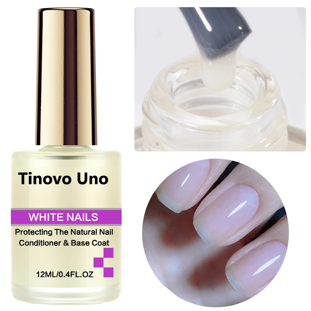Vernis Ongles Tinovo Uno Rose Gold Métallique - Fortifiant Ongles Séchage Rapide Effet Miroir Laque Vernis Manucure Nail Art