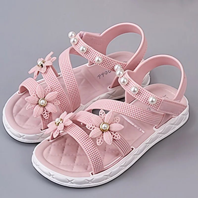 Sandales Fille Été Écologiques - Chaussures Princesse Élégantes Mode Enfant