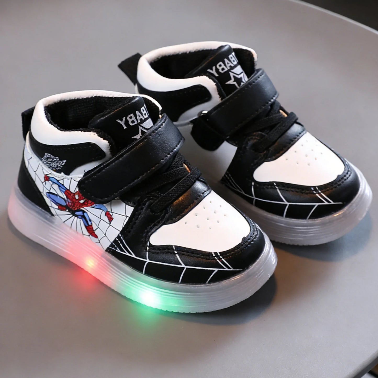 Baskets Spiderman Enfant LED Lumineuses