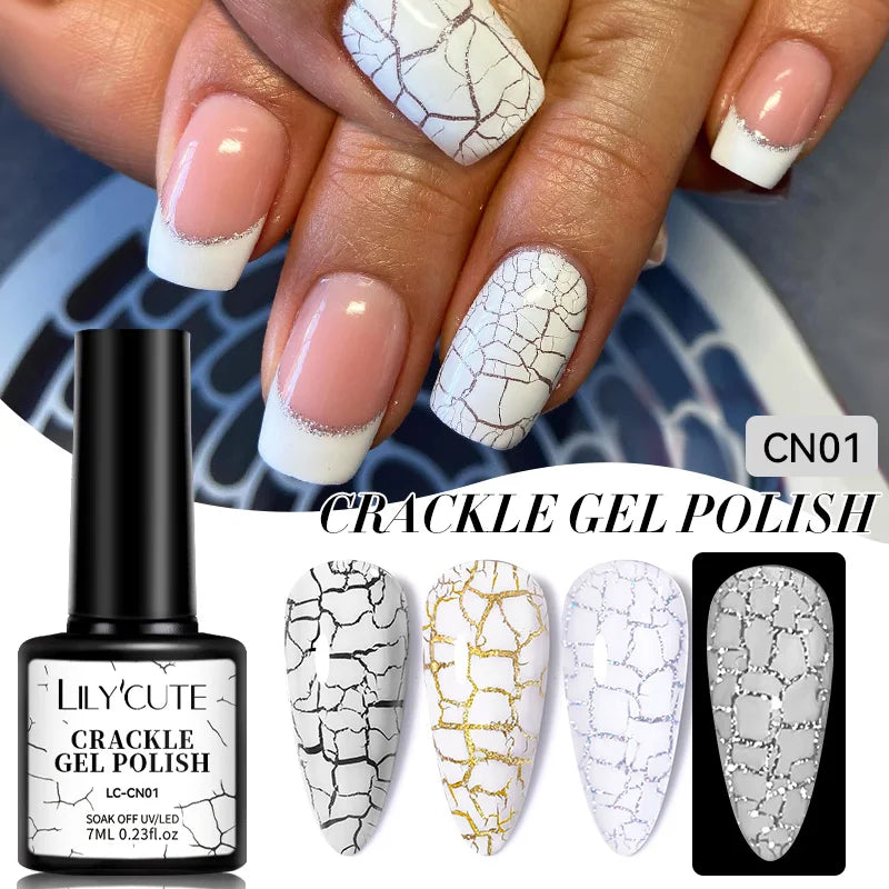 Vernis Gel LILYCUTE Ancora Red Automne Hiver - Semi-Permanent Soak Off UV LED Manucure Nail Art