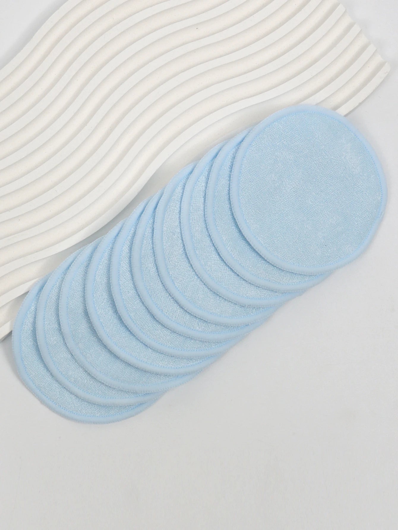 Lot 5/10/20 Disques Démaquillants Réutilisables - Cotons Lavables Nettoyage Visage Éponge Lingettes Écologiques Zéro Déchet