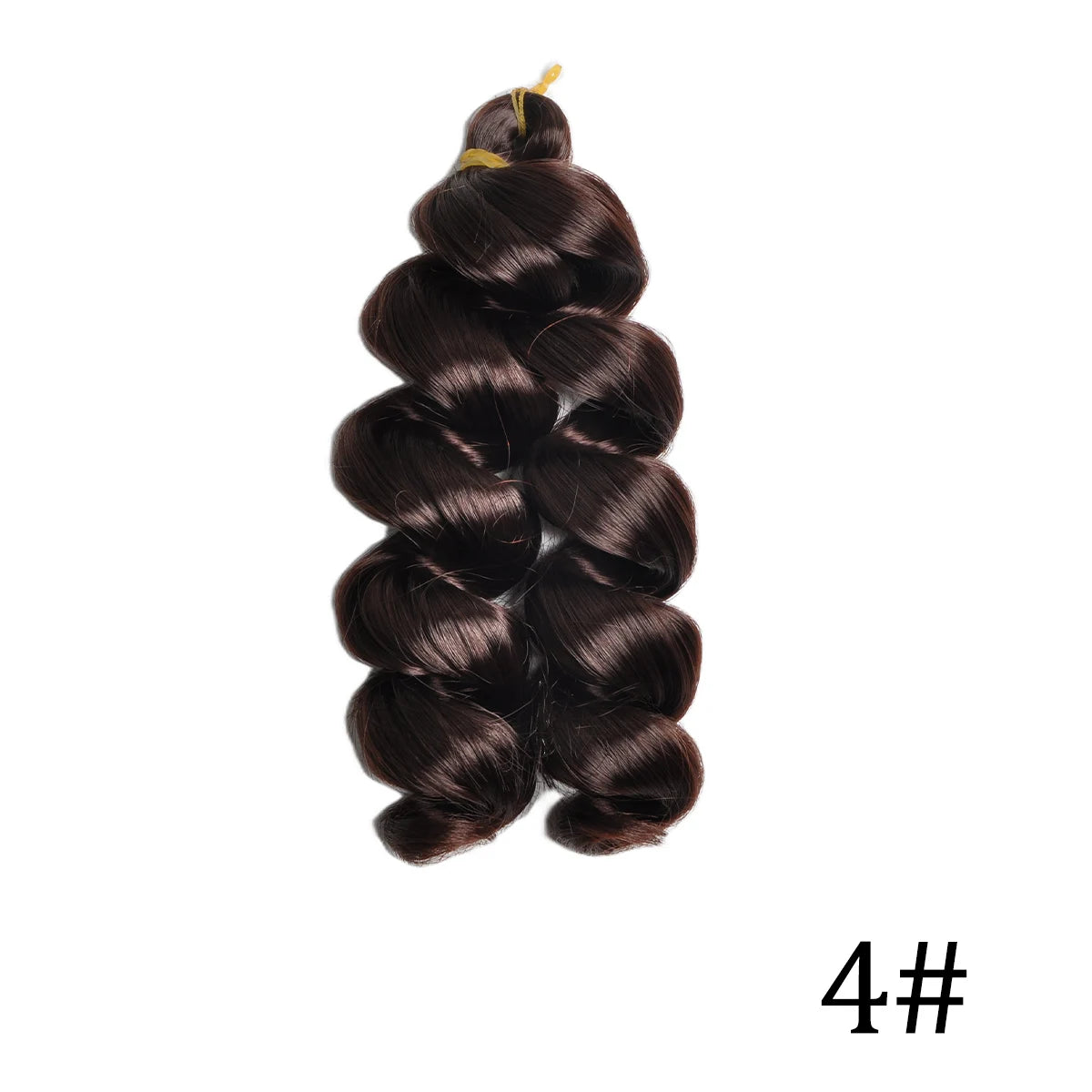 Extension Tresses French Curly Pré-Étirées - Mèches Synthétiques Bouncy Légères Easy Braid Ondulées