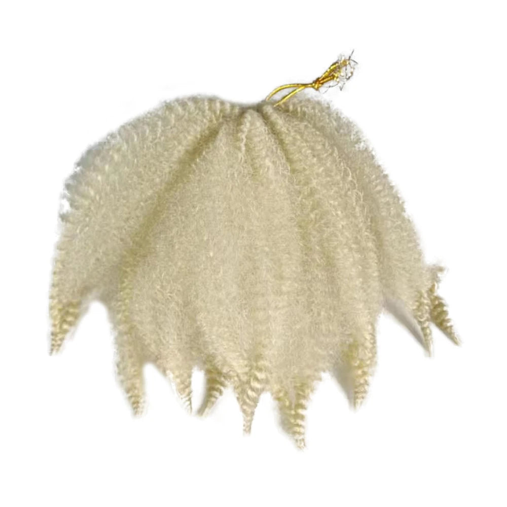 Extension Tresses Marley Braids 8 Pouces - Mèches Crochet Synthétiques Afro Kinky Twist Douces Curl Locks