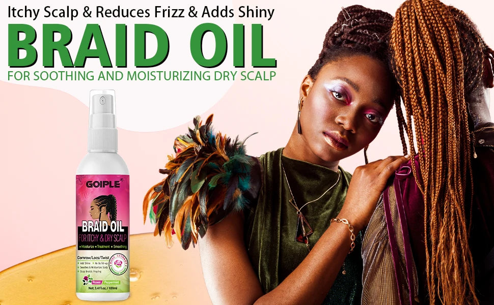 Kit Soin pour Tresses - Shampooing Sans Rinçage Mousse Nettoyante Gel Brillance pour Dreadlocks Cornrows et Accessoires Coiffage