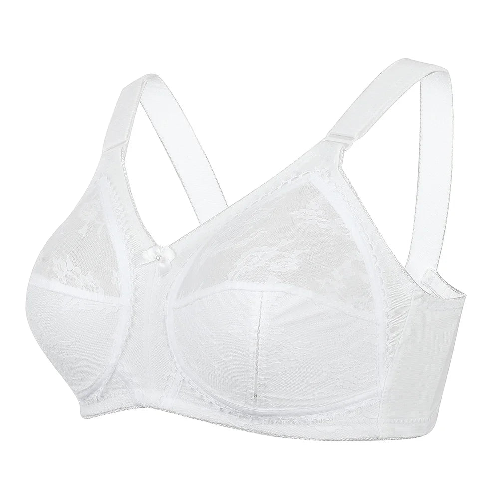 Soutien-Gorge Grande Taille Femme - Lingerie Dentelle Chiffon Sans Armature | Bralette Sexy Translucide