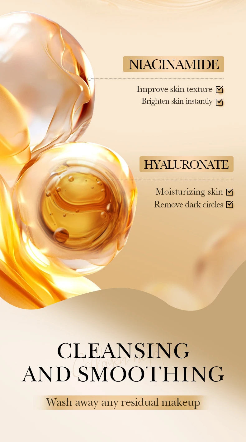 Nettoyant Visage Mousse Collagène SADOER - Soin Anti-Rides Hydratant Nettoyage Profond