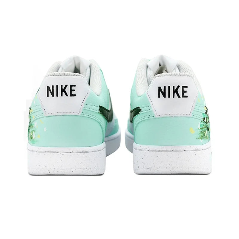 Sneakers Nike Court Vision 1 Custom « Mint Gorgeous » – Artisanal Antidérapant Homme