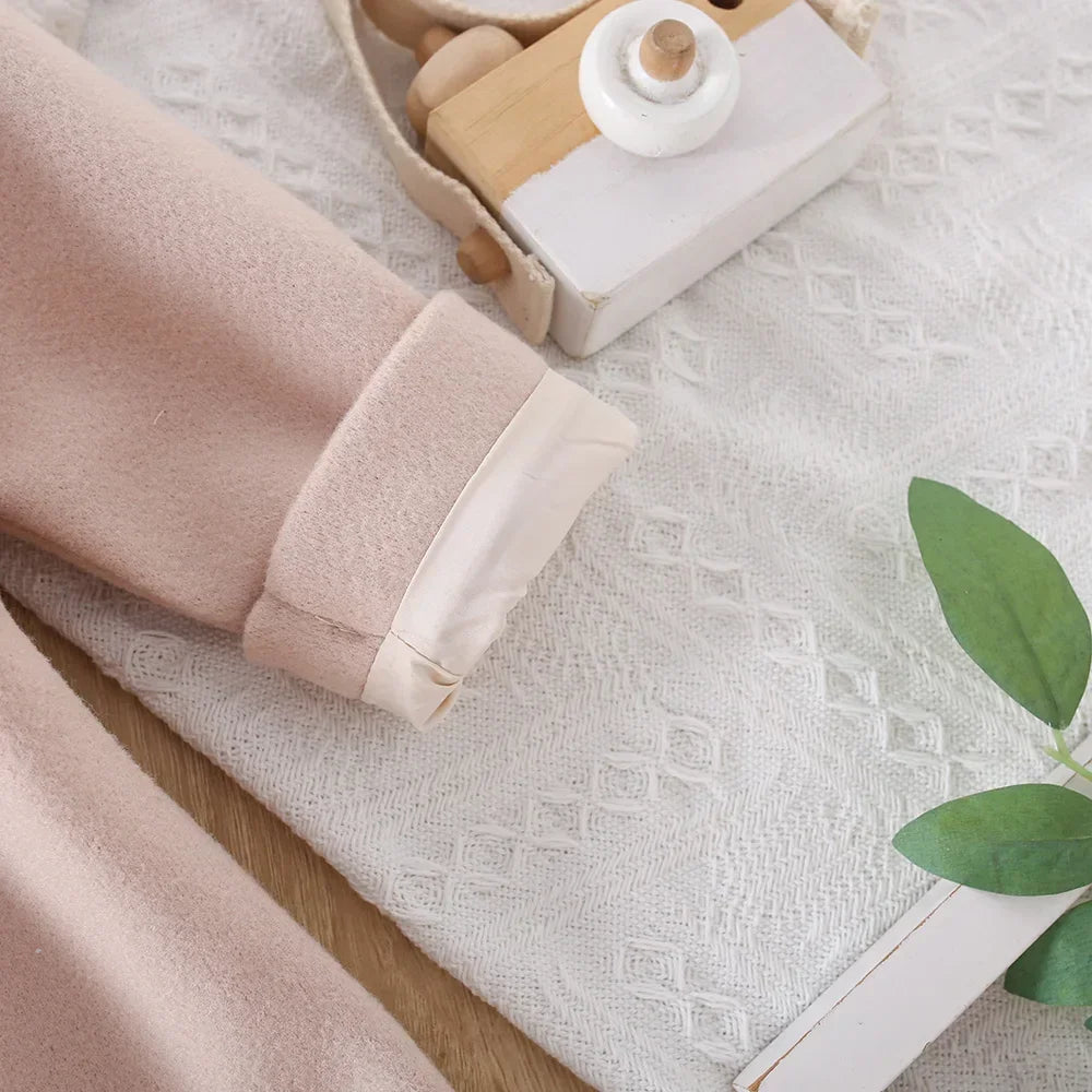 Trench Fille Hiver - Manteau Long Noeud Boutons Chaud