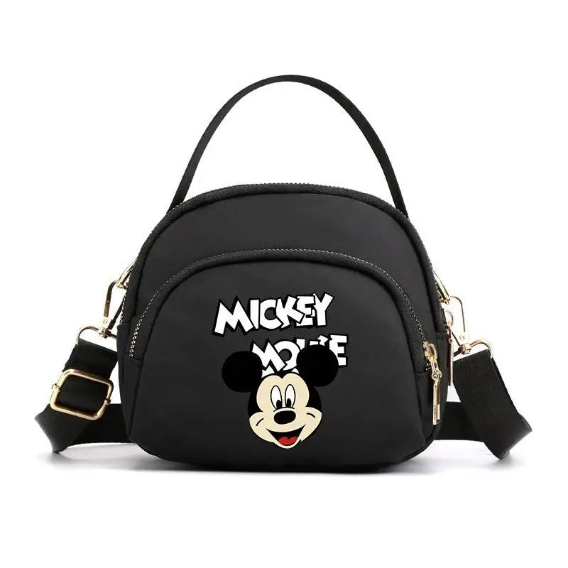 Sac à Bandoulière Disney Mickey Mouse fille- Grand Sac Cartoon Imprimé Crossbody Capacité