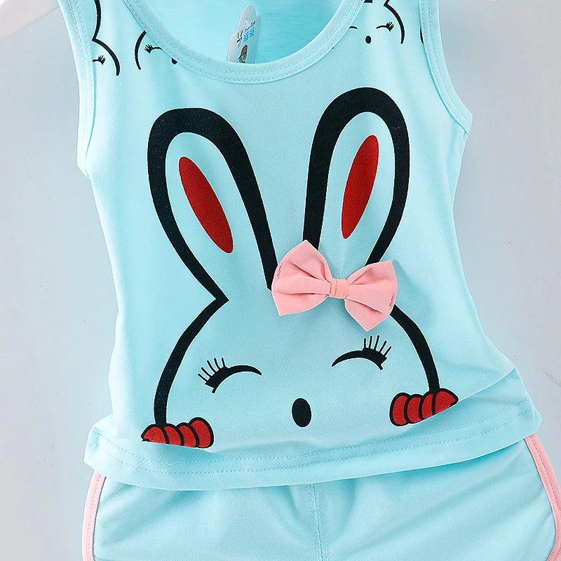 Pyjama Fille Débardeur et Short Été