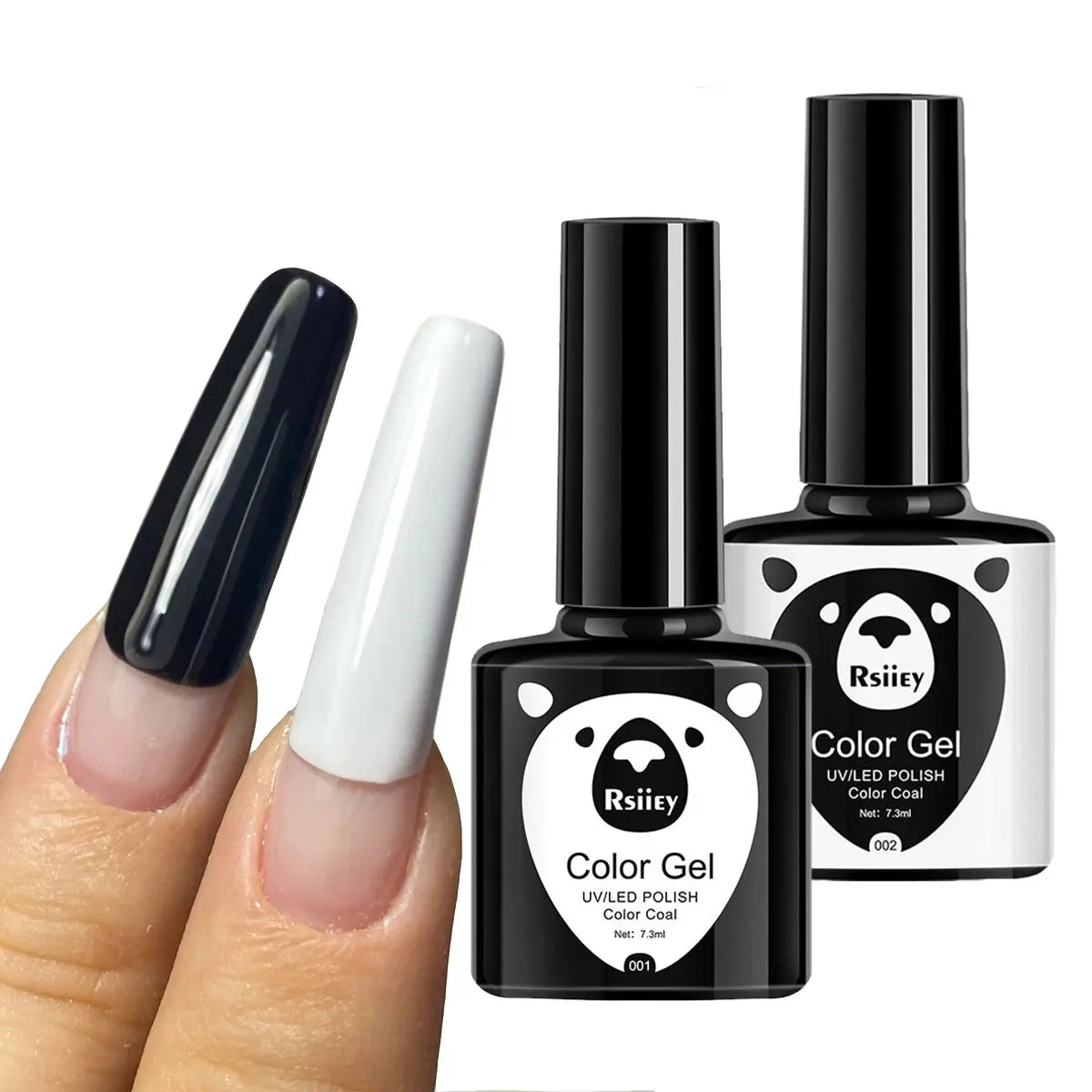 Vernis Gel Blanc Manucure Française 7.3ml - Semi-Permanent UV Base Top Coat Hiver Nail Art