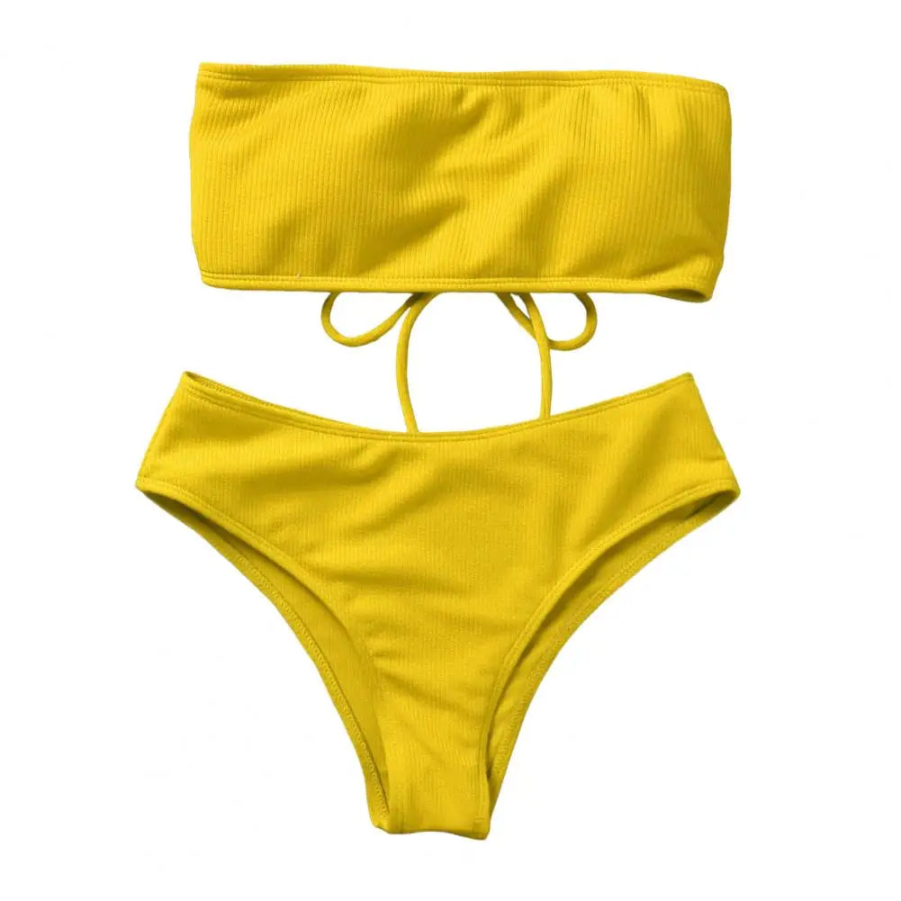 Bikini Bandeau Push-Up 2025 - String Brésilien Sexy Maillot Femme