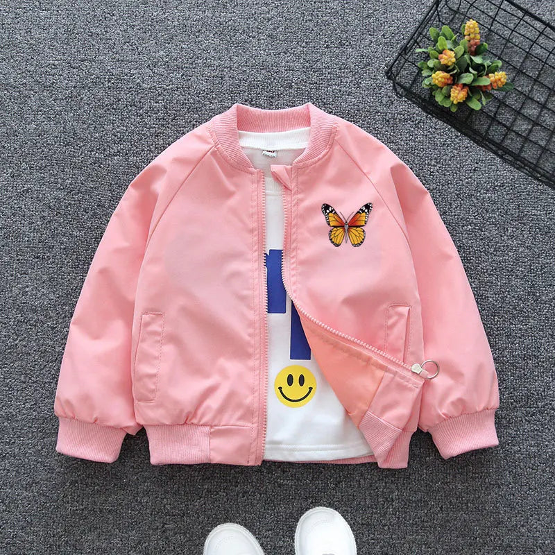 Veste Simili Cuir Fille - Blouson Col Revers Automne Hiver