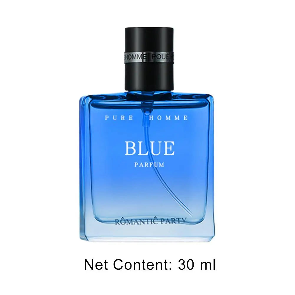 Eau de Cologne Homme Azure Marine 30ml - Agrumes Frais Notes Marines Longue Tenue Charme Romantique