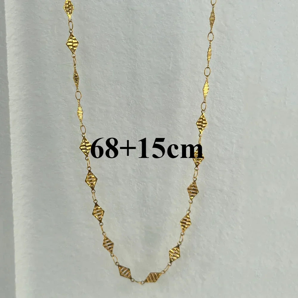 Chaîne Taille Fleur Gravée Or 18K - Belly Chain Acier Inoxydable Sexy Bikini Plage Été