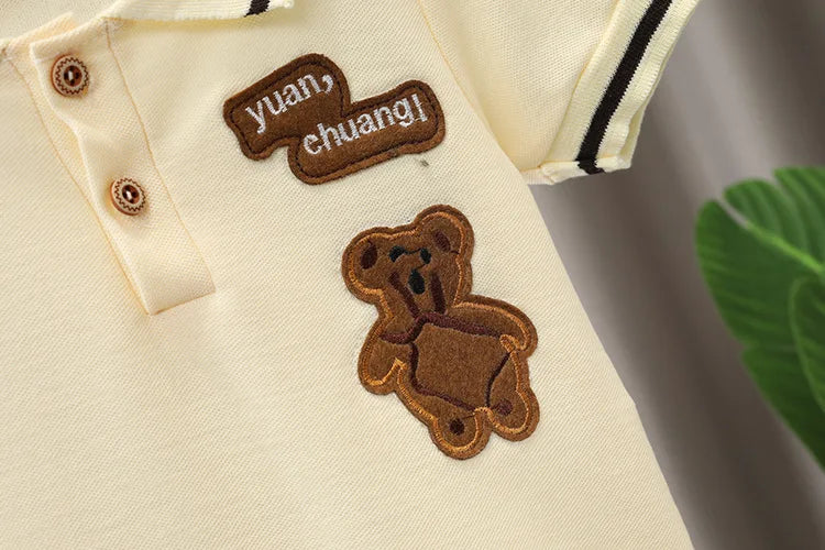 Ensemble 2 pièces garçon été - T-shirt manches courtes + Short