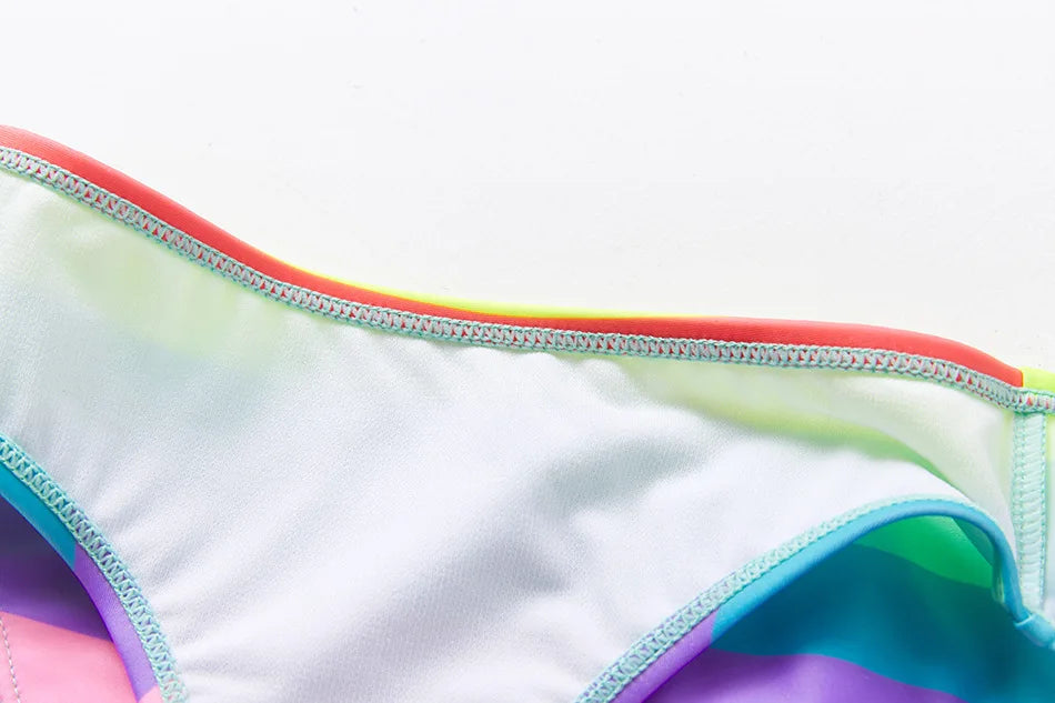 Maillot de Bain Fille Lilo & Stitch 2 Pièces - Tankini avec Nœud